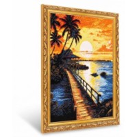 Mozaic cu diamante Art Gallery Premium Paradise on Earth 40x50cm (GA88789)