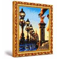 Mozaic cu diamante Art Gallery Premium Parisian Bridge 30x40cm (GB88431)