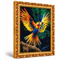 Mozaic cu diamante Art Gallery Premium Parrot in Flight 30x40cm (GB88372)