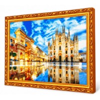 Mozaic cu diamante Art Gallery Premium Piazza Duomo 40x50cm (GA84219)
