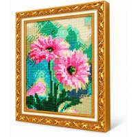 Алмазная мозаика Art Gallery Premium Pink Flowers 20x30cm (JS16900)