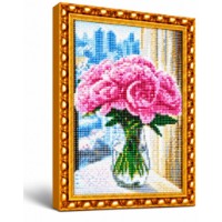 Алмазная мозаика Art Gallery Premium Pink Peonies 30x40cm (GB90496)