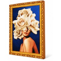 Алмазная мозаика Art Gallery Premium Pink Thoughts 40x50cm (GA82175)