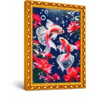 Алмазная мозаика Art Gallery Premium Red Fish 30x40cm (GB89873)