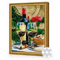 Алмазная мозаика Art Gallery Premium Red Wine 40x50cm (QB204440)