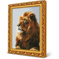 Алмазная мозаика Art Gallery Premium Regal Lion 40x50cm (GA89467)