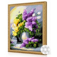 Алмазная мозаика Art Gallery Premium Rustic Bouquet 40x50cm (QB204486)