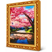 Алмазная мозаика Art Gallery Premium Sakura Alley 40x50cm (GA89180)
