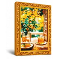 Алмазная мозаика Art Gallery Premium Sea Buckthorn Tea 30x40cm (GB90532)
