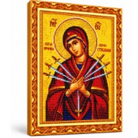 Алмазная мозаика Art Gallery Premium Seven-Arrow Icon of the Mother of God 40x50cm (GA87966)