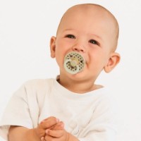 Suzeta BIBS Studio Colour Latex 0m+ Polka Dot Sage/Iron (11034105) imaginea #2 — magazin online Desire.md