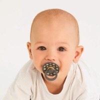 Suzeta BIBS Studio Colour Latex 0m+ Polka Dot Sage/Iron (11034105) imaginea #3 — magazin online Desire.md