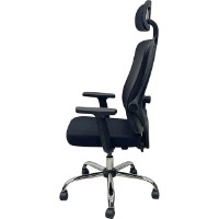 Scaun de birou ART Adler Black/Chrome (73100232) imaginea #2 — magazin online Desire.md