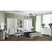 Кровать Gerbor Kentuki LOZ/160 White Alpine фото №2 — интернет-магазин Desire.md