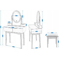 Туалетный столик Jumi CM-920439 фото №2 — интернет-магазин Desire.md