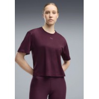 Tricou de dame Puma Cloudspun Relaxed Ruby Noir Heather, s.S imaginea #2 — magazin online Desire.md