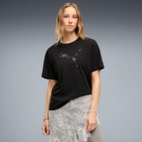 Tricou de dame Puma Ess Elevated Darling Graphic Puma Black, s.L imaginea #2 — magazin online Desire.md