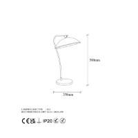Veioză birou Opviq Epika 12250 imaginea #6 — magazin online Desire.md