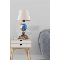 Veioză birou Opviq World White Blue