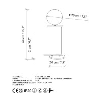 Veioză birou Opviq Luminar 14176 imaginea #8 — magazin online Desire.md