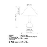 Veioză birou Opviq Luna 15260 imaginea #7 — magazin online Desire.md