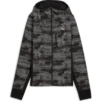 Geacă pentru dame Puma Brightstride Printed PrimaLoft Insulated Puma Black, s.XL
