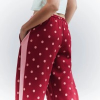 Pantaloni spotivi de dame Puma T7 Polka Dots Knitted Garnet glow, s.L imaginea #3 — magazin online Desire.md