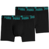 Сhiloţi pentru bărbați Puma Everyday Basic Boxers 2P Black/Mint, s.S