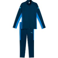 Costum sportiv pentru bărbați Puma IndividualLiga Slim Tracksuit Persian Blue/Luminous Blue/Ultra Blue, s.XL