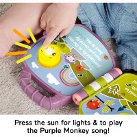 Cartea muzicală Fisher Price Purple Monkey (JFC75) imaginea #2 — magazin online Desire.md