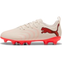 Ghete pentru fotbal Puma Future 9 Play FG/AG Jr Sugared Almond/Puma White/Ultra Red/Black, s.35.5 imaginea #2 — magazin online Desire.md