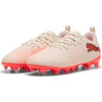 Ghete pentru fotbal Puma Future 9 Play FG/AG Jr Sugared Almond/Puma White/Ultra Red/Black, s.38.5