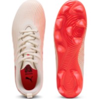 Ghete pentru fotbal Puma Future 9 Play FG/AG Jr Sugared Almond/Puma White/Ultra Red/Black, s.38.5 imaginea #4 — magazin online Desire.md