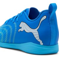Ghete pentru fotbal Puma Future 9 Play IT Jr Ultra Blue/Puma White/Luminous Blue/Fizzy Melon, s.34 imaginea #6 — magazin online Desire.md