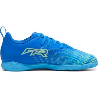 Ghete pentru fotbal Puma Future 9 Play IT Jr Ultra Blue/Puma White/Luminous Blue/Fizzy Melon, s.36 imaginea #3 — magazin online Desire.md