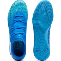 Ghete pentru fotbal Puma Future 9 Play IT Ultra Blue/Puma White/Luminous Blue/Fizzy Melon, s.45 imaginea #4 — magazin online Desire.md