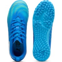 Ghete pentru fotbal Puma Future 9 Play TT Jr Ultra Blue/Puma White/Luminous Blue/Fizzy Melon, s.34.5 imaginea #4 — magazin online Desire.md