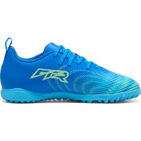 Ghete pentru fotbal Puma Future 9 Play TT Jr Ultra Blue/Puma White/Luminous Blue/Fizzy Melon, s.37.5 imaginea #3 — magazin online Desire.md
