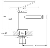 Baterie pentru bideu Zegor LOB-2 imaginea #2 — magazin online Desire.md