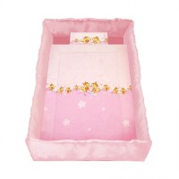 Lenjerie de pat pentru copii Lorelli Lili Bees Pink