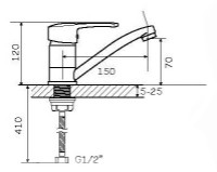 Baterie lavoar Zegor PED4-B imaginea #2 — magazin online Desire.md