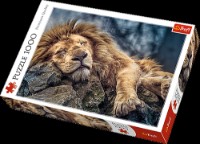 Puzzle Trefl 1000 Sleeping lion (10447) imaginea #2 — magazin online Desire.md