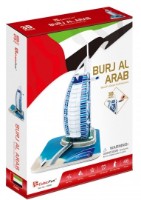 Puzzle 3D-constructor Cubic Fun Burjal-Arab (3C065h) imaginea #2 — magazin online Desire.md