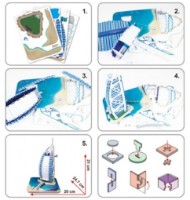 Puzzle 3D-constructor Cubic Fun Burjal-Arab (3C065h) imaginea #3 — magazin online Desire.md