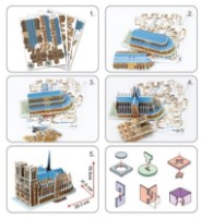 Puzzle 3D-constructor Cubic Fun Notre Dame de Paris (3C242h) imaginea #3 — magazin online Desire.md