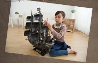 Puzzle 3D-constructor Cubic Fun Queen Anne's Revenge (T4018h) imaginea #5 — magazin online Desire.md