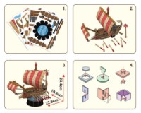 Puzzle 3D-constructor Cubic Fun Roman Warship (T4032h) imaginea #5 — magazin online Desire.md