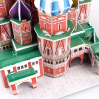 Puzzle 3D-constructor Cubic Fun St. Basil's Cathedral (3C239h) imaginea #3 — magazin online Desire.md