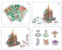 Puzzle 3D-constructor Cubic Fun St. Basil's Cathedral (3C239h) imaginea #5 — magazin online Desire.md