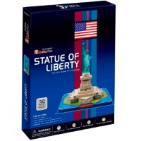 Puzzle 3D-constructor Cubic Fun Statue of Liberty U.S.A (3C080h) imaginea #2 — magazin online Desire.md